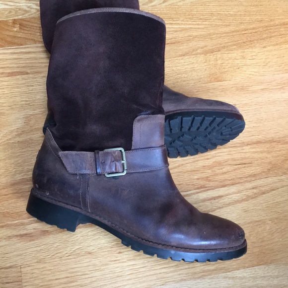 Sperry Leather Mid-Calf Round Toe Boots - Picture 2 of 7